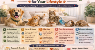 How to Choose the Right Pet for Your Lifestyle